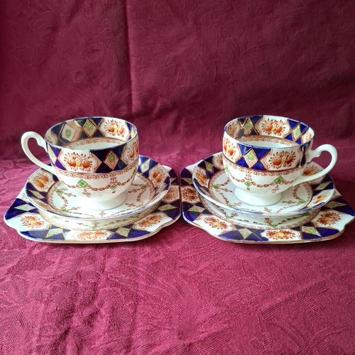 Pair antique colclough - pair, royal