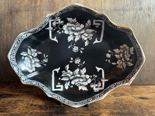 Antique monochrome corona ware - monochrome,