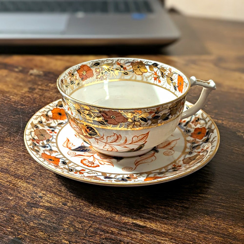 Antique derby imari cup - antique,
