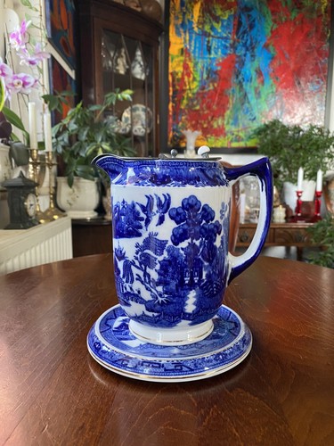 Antique willow pattern hot - antique,